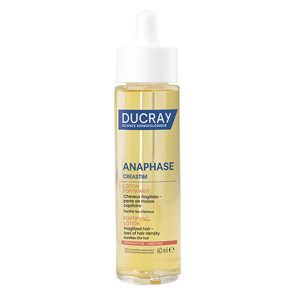 Ducray Creastim Reactiv Lozione Trattante Contro la Caduta dei Capelli, anti-caduta occasionale, con creatina, 100 ml