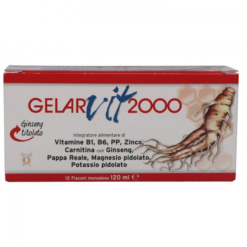 Gelarvit 2000 Integratore Tonico-Energetico 28 Flaconi da 10 ml