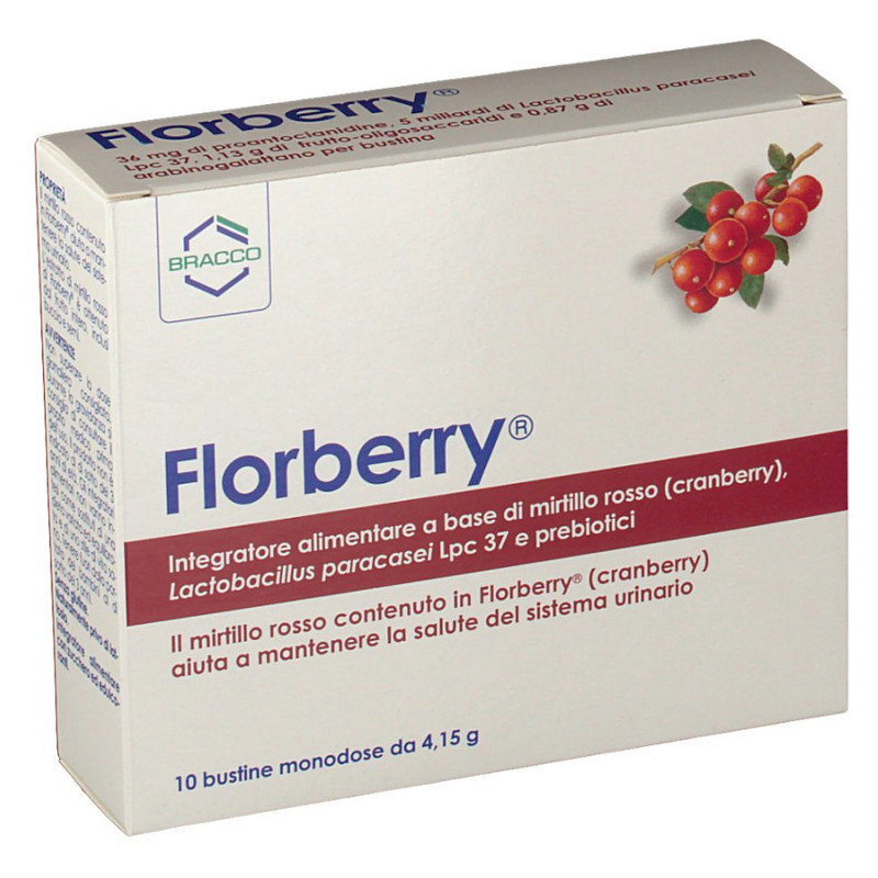 Florberry - Integratore per il benessere del sistema urinario - 10 bustine