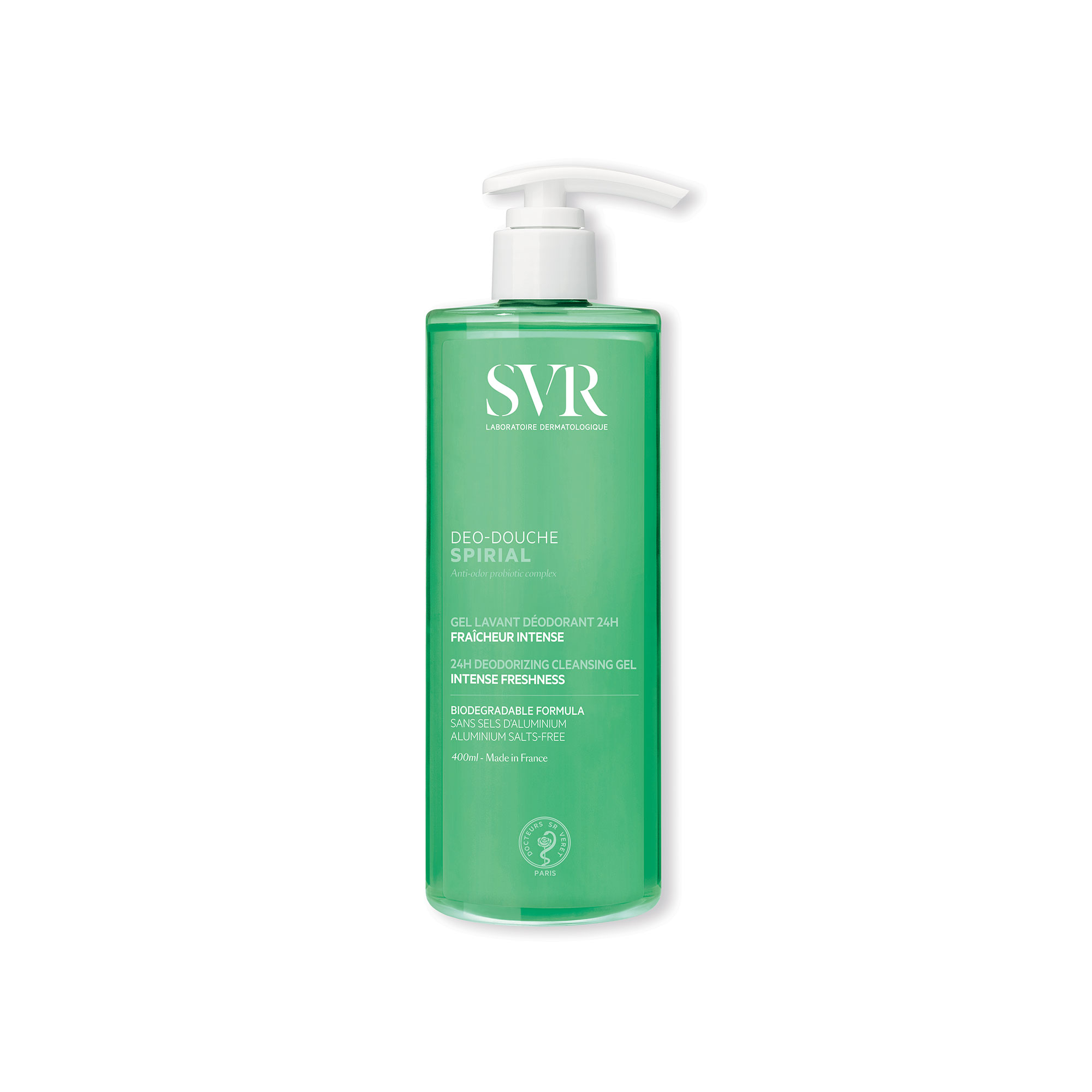 SVR Spirial Gel Doccia Detergente Deodorante 400 mL