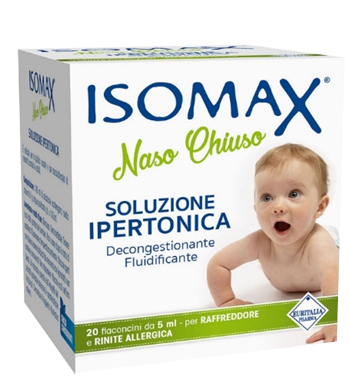 ISOMAX NASO CHIUSO SOLUZIONE IPERTONICA 20 flaconcini monouso da 5 ml ISOMAX NASO CHIUSO SOLUZIONE IPERTONICA 20 flaconcini monouso da 5 ml