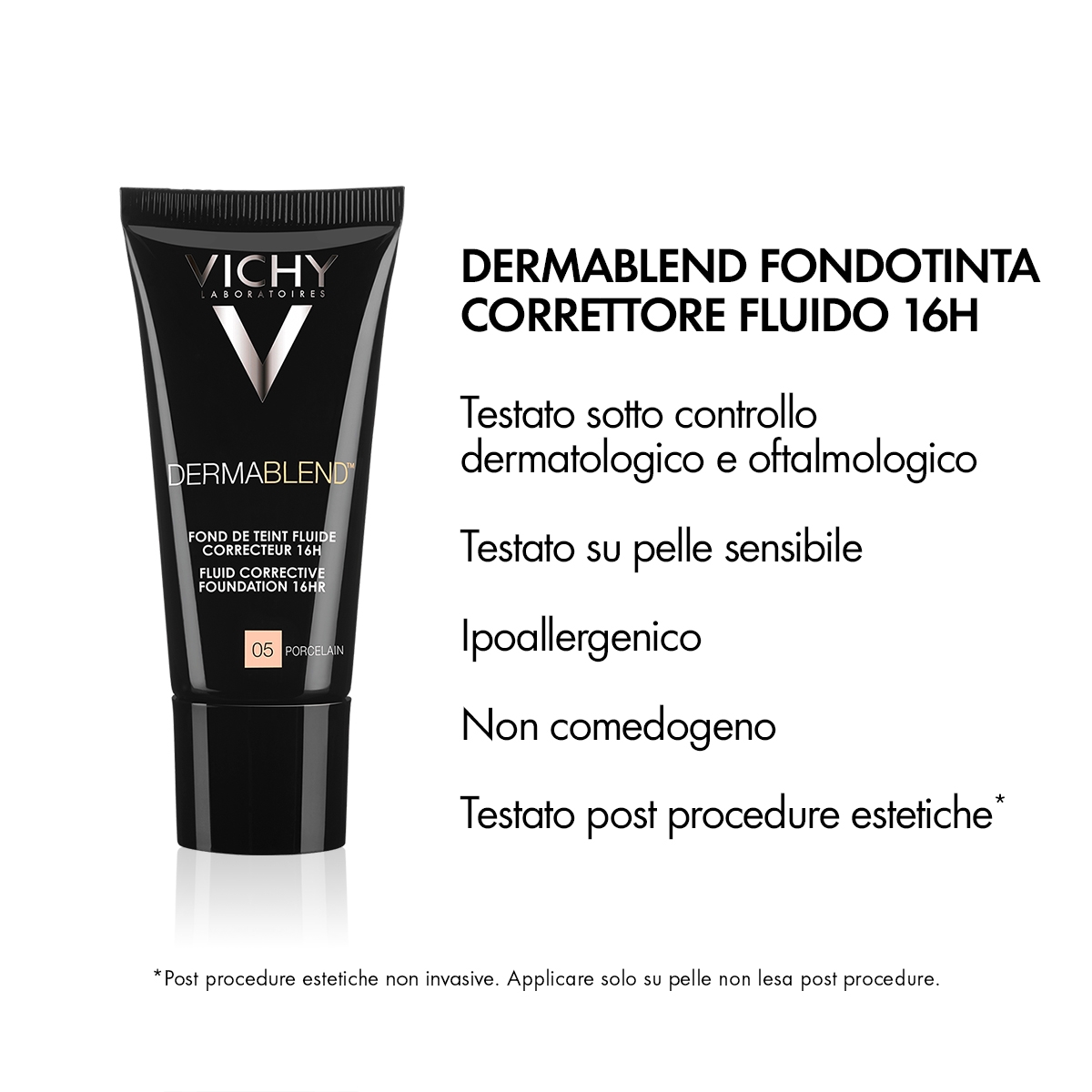 Vichy Dermablend Fondotinta Correttore Fluido 16h tonalità 55 30 ml Vichy Dermablend Fondotinta Correttore Fluido 16h tonalità 55 30 ml
