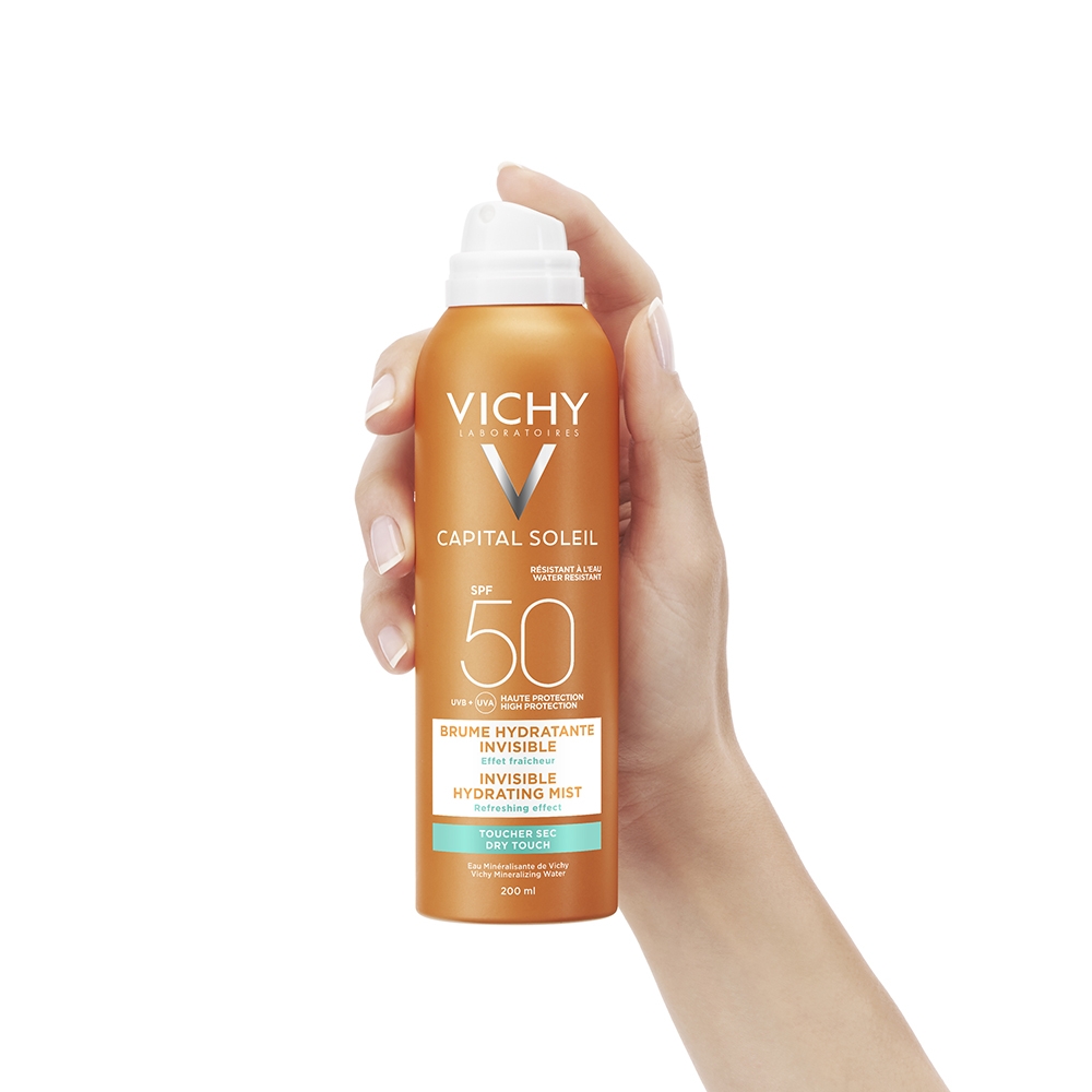 Vichy Idéal Soleil Spray Invisibile Idratante SPF 50 - Protezione Corpo - 200 ml Vichy Idéal Soleil Spray Invisibile Idratante SPF 50 - Protezione Corpo - 200 ml