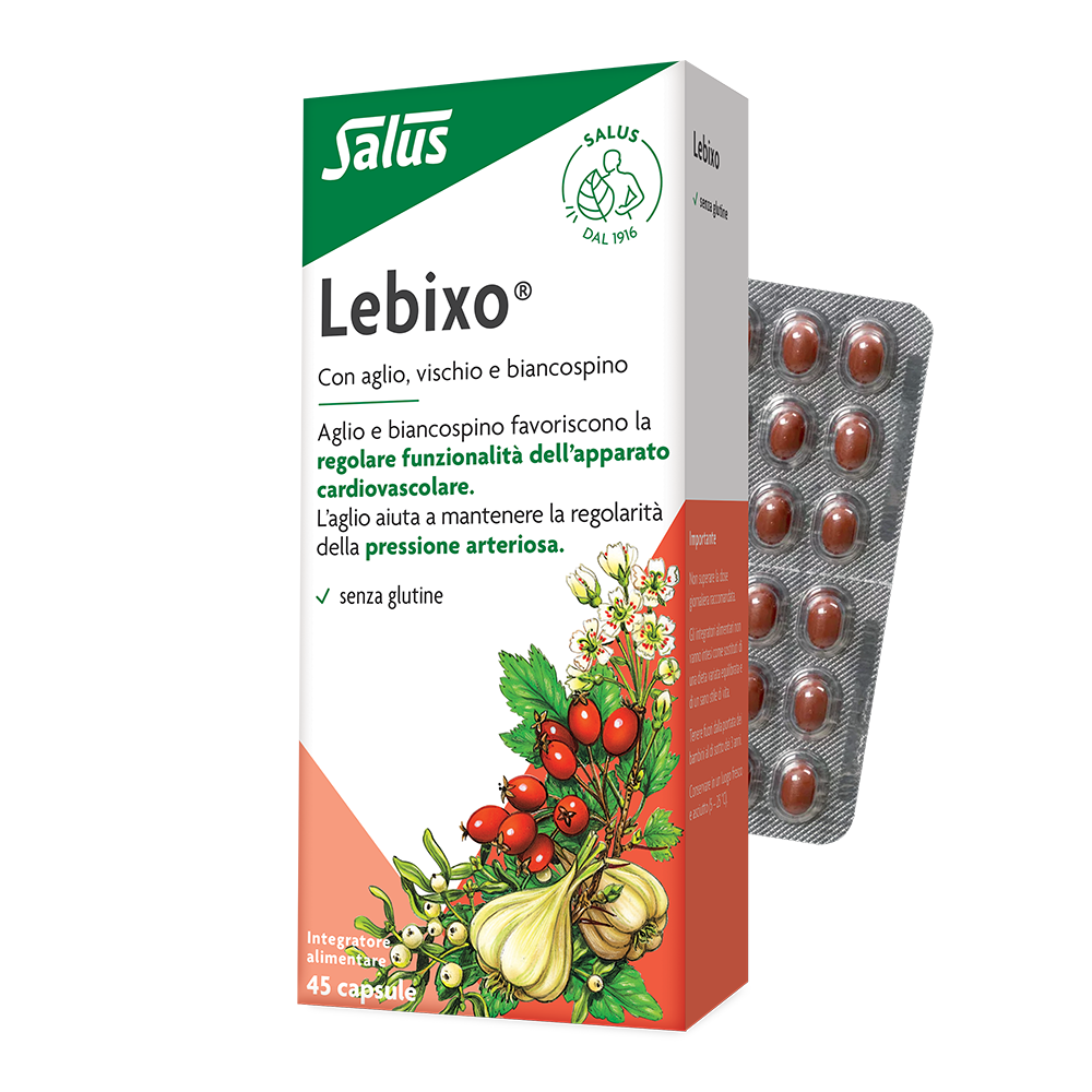 Salus - Lebixo 45 Capsule - Integratore Per L'Apparato Cardiovascolare