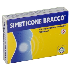 Simeticone DOMPE - Gonfiore e meteorismo - 24 compresse masticabili - 120 mg Simeticone DOMPE - Gonfiore e meteorismo - 24 compresse masticabili - 120 mg