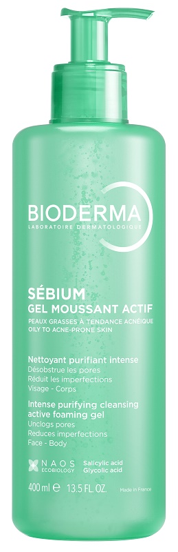 SEBIUM GEL MOUSSANT ACTIF400ML