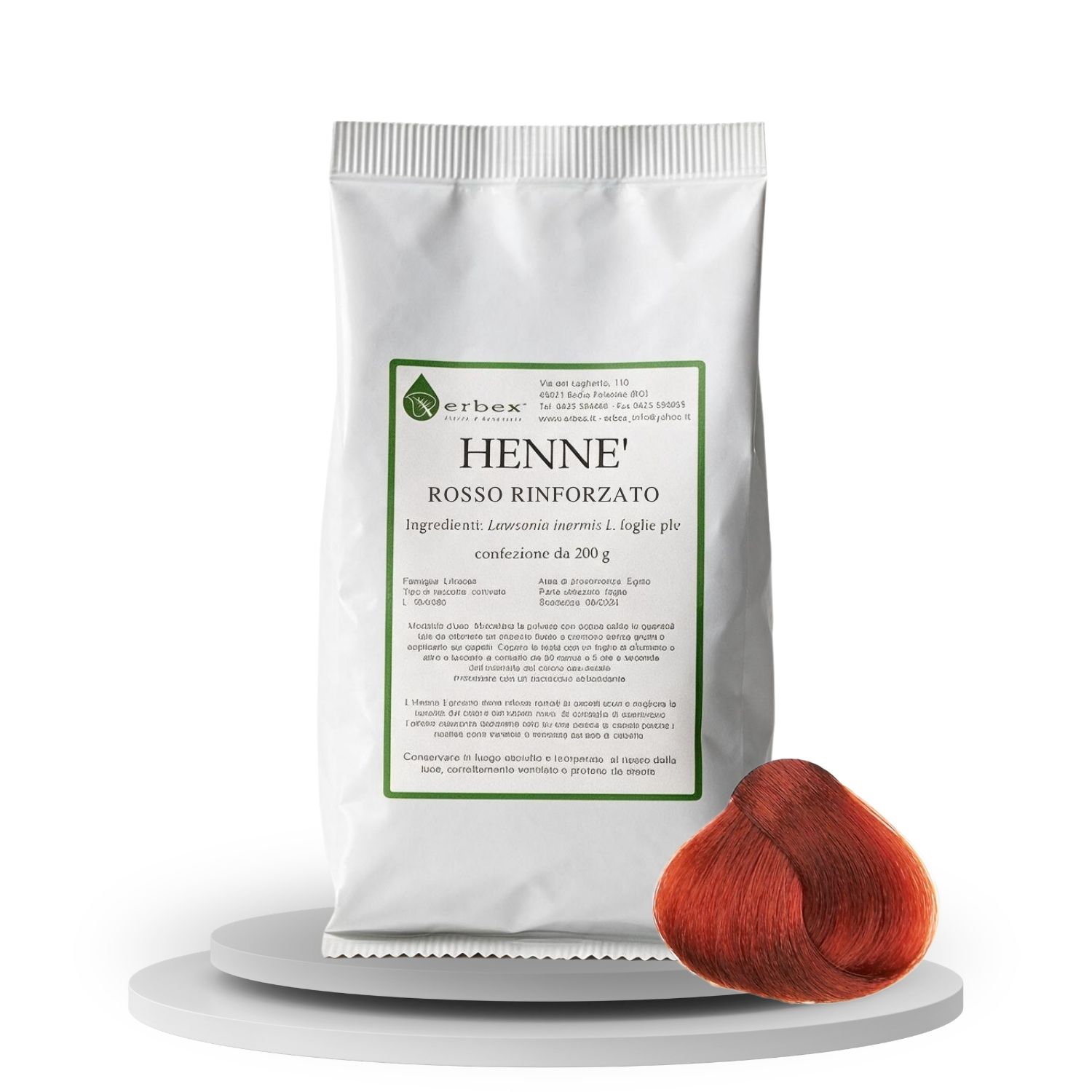 Erbex Henne Rosso Rinforzato 200g