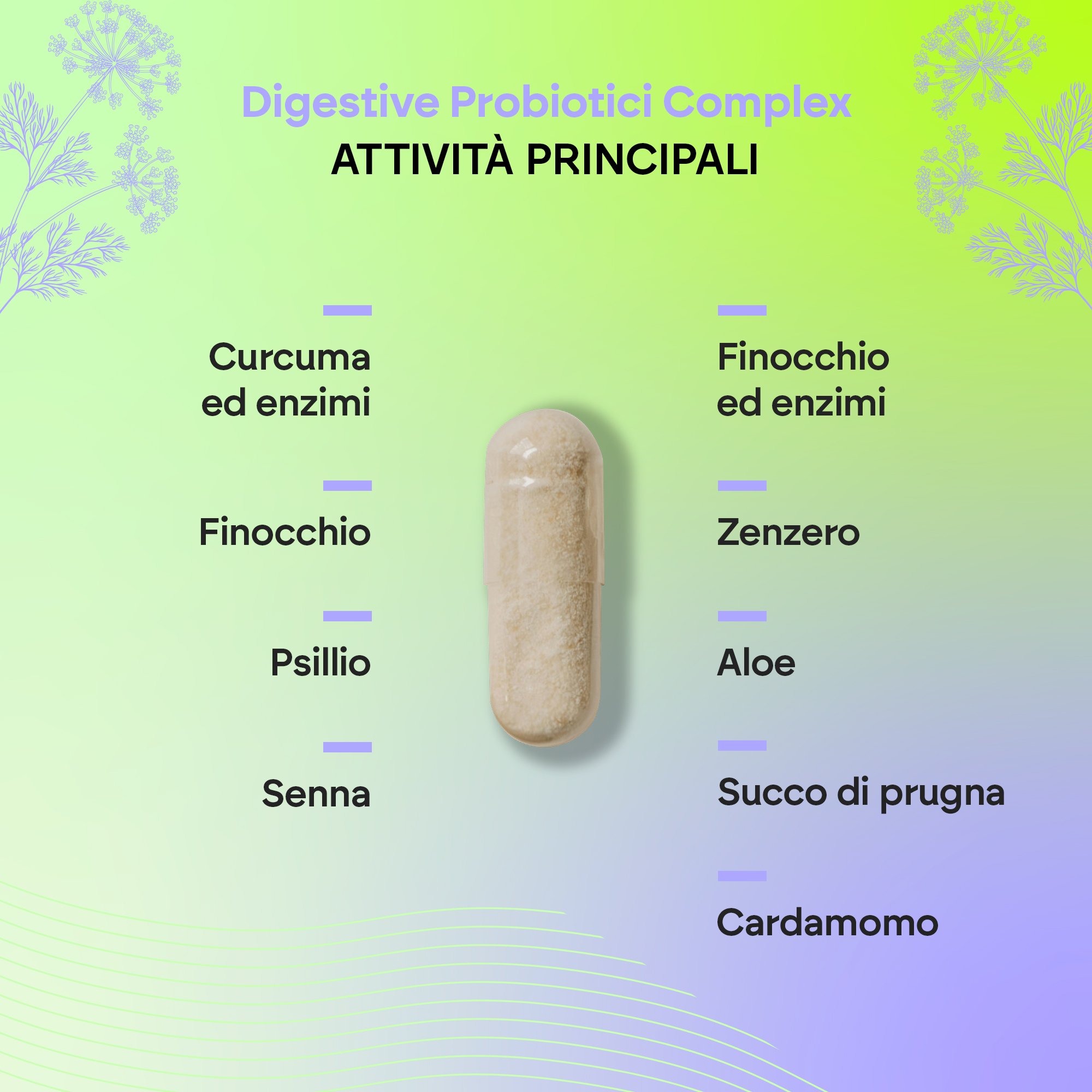 Nutralie Digestive Probiotici Complex 60 Capsule -  Integratore Per Il Benessere Intestinale