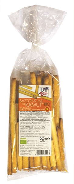 FSC BASTONCINI DI KAMUT SENZA LIEVITO BIO CON OLIO EXTRAVERGINE DI OLIVA 200 G FSC BASTONCINI DI KAMUT SENZA LIEVITO BIO CON OLIO EXTRAVERGINE DI OLIVA 200 G