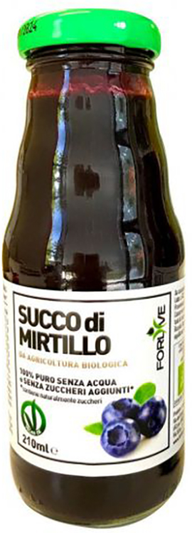 SUCCO DI MIRTILLO BIO 210ML