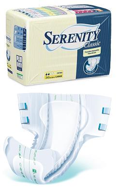 Serenity Classic Pannolone Mutanda Extra Taglia S 30 Pezzi