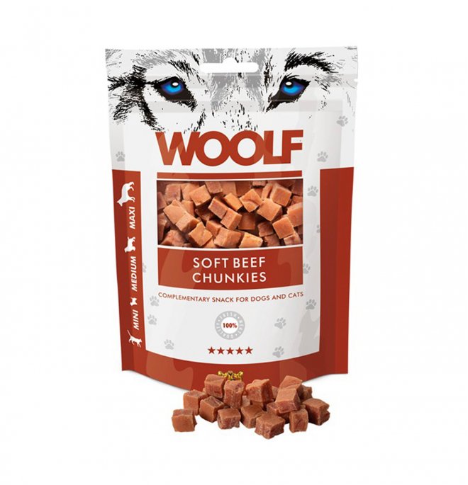 MAST WOOLF CANE SNACK MINI/MEDIUM/MAXI BOCCONCINI MANZO 100GR