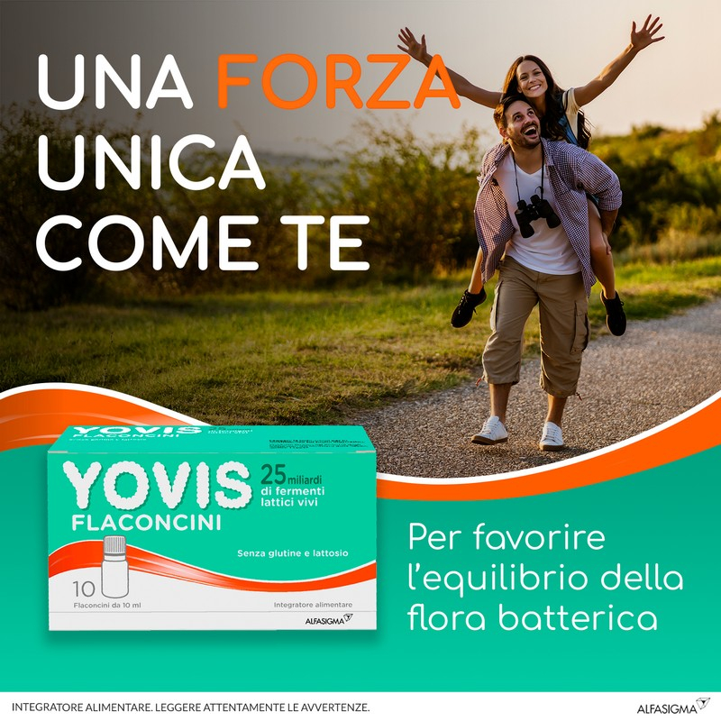 Yovis Flaconcini 25 Miliardi - Integratore di fermenti lattici vivi - 10 Pezzi