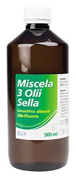 Sella Miscela 3 Olii Integratore Lassativo 500 ml Sella Miscela 3 Olii Integratore Lassativo 500 ml