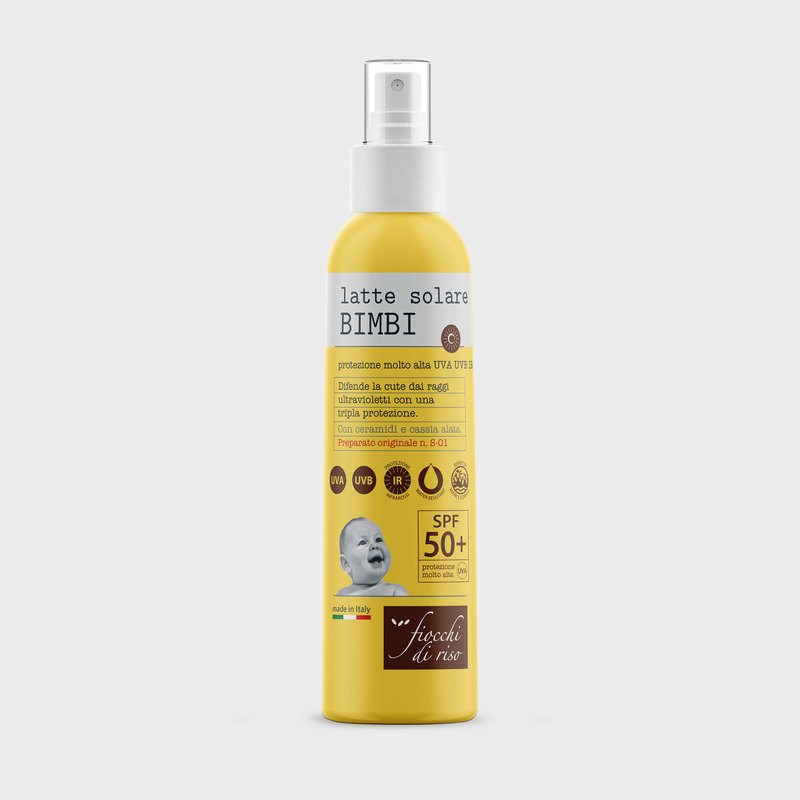 FIOCCHI DI RISO latte solare bimbi 50+ 140ml