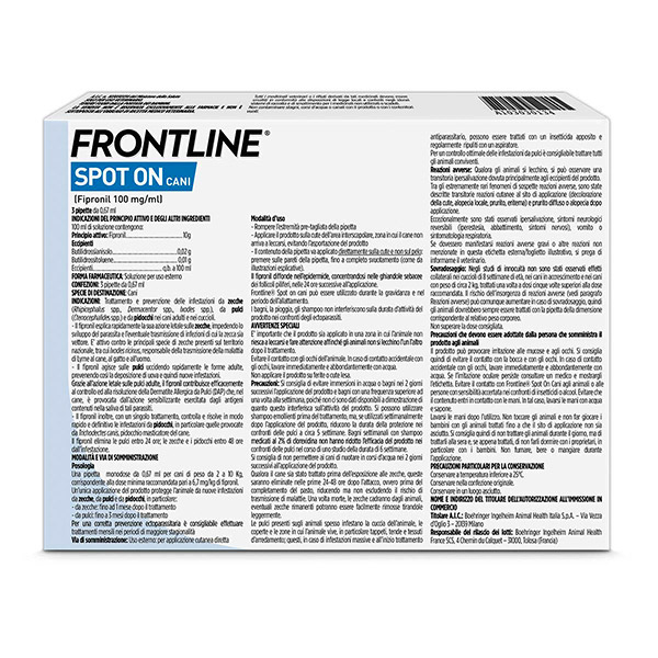 FRONTLINE*3PIP 2-10KG CANI FRONTLINE*3PIP 2-10KG CANI