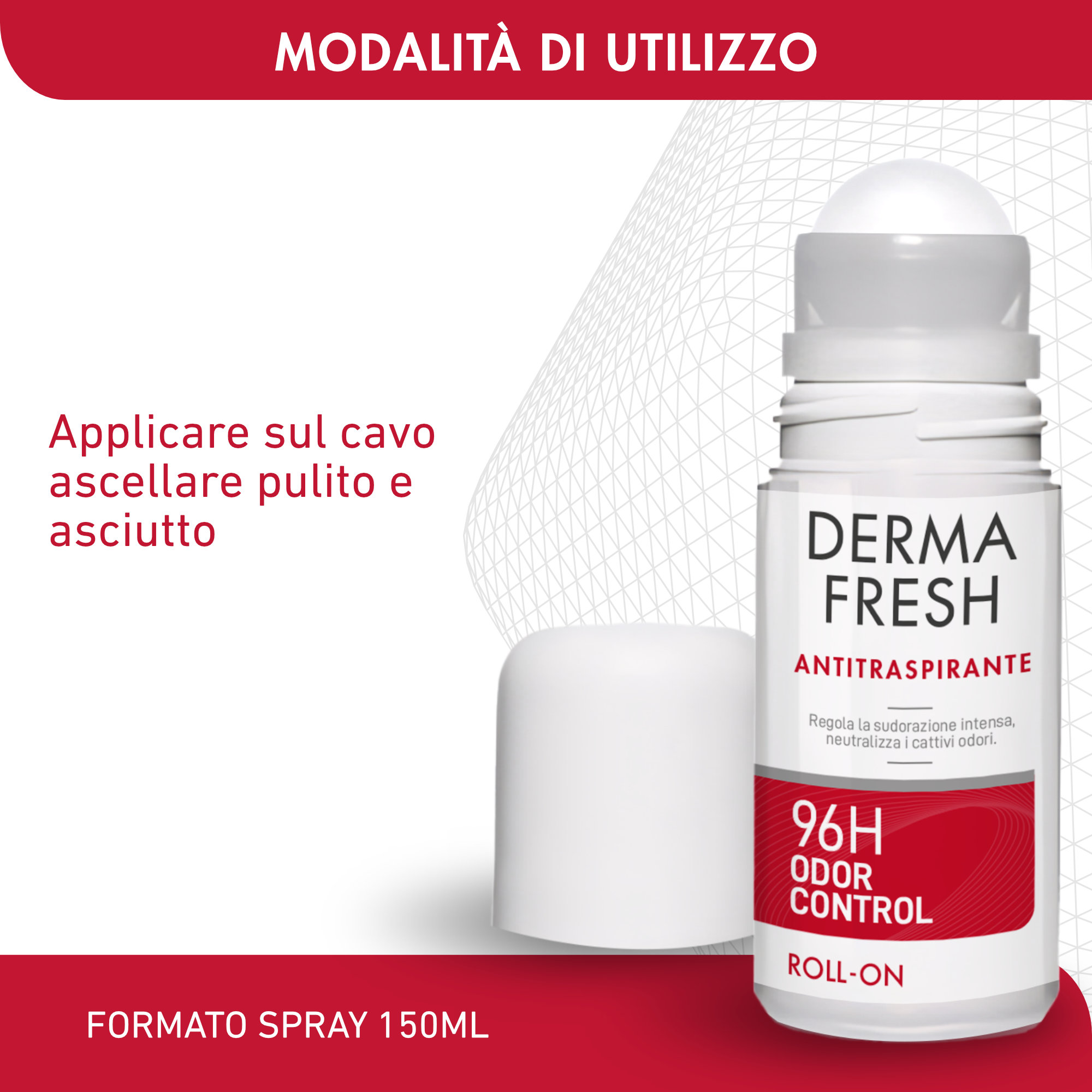 Dermafresh 96H Odor Control - Roll-On Antitraspirante 50 ml