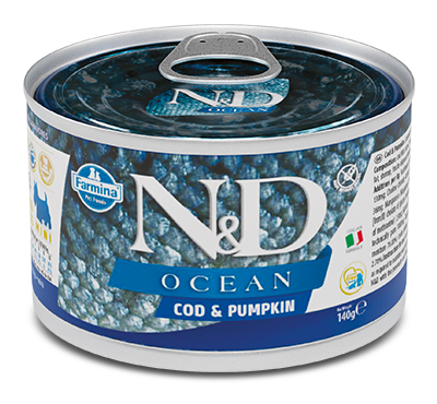 N&D DOG OCEAN COD&PUMP 140G