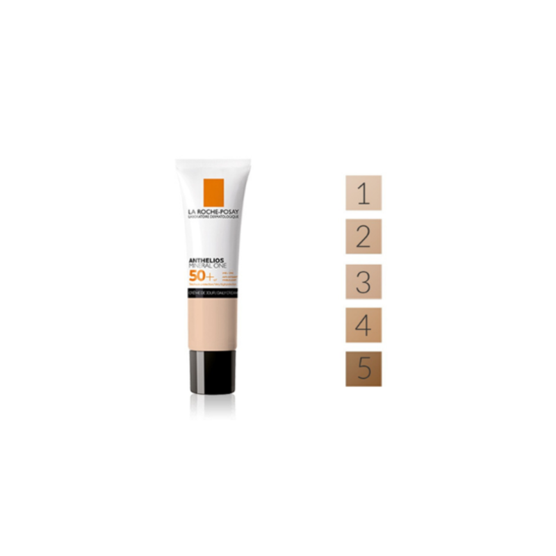 La Roche Posay Anthelios Mineral One SPF 50+ Fondotinta con Filtro Minerale Tonalità 02 30 mL La Roche Posay Anthelios Mineral One SPF 50+ Fondotinta con Filtro Minerale Tonalità 02 30 mL