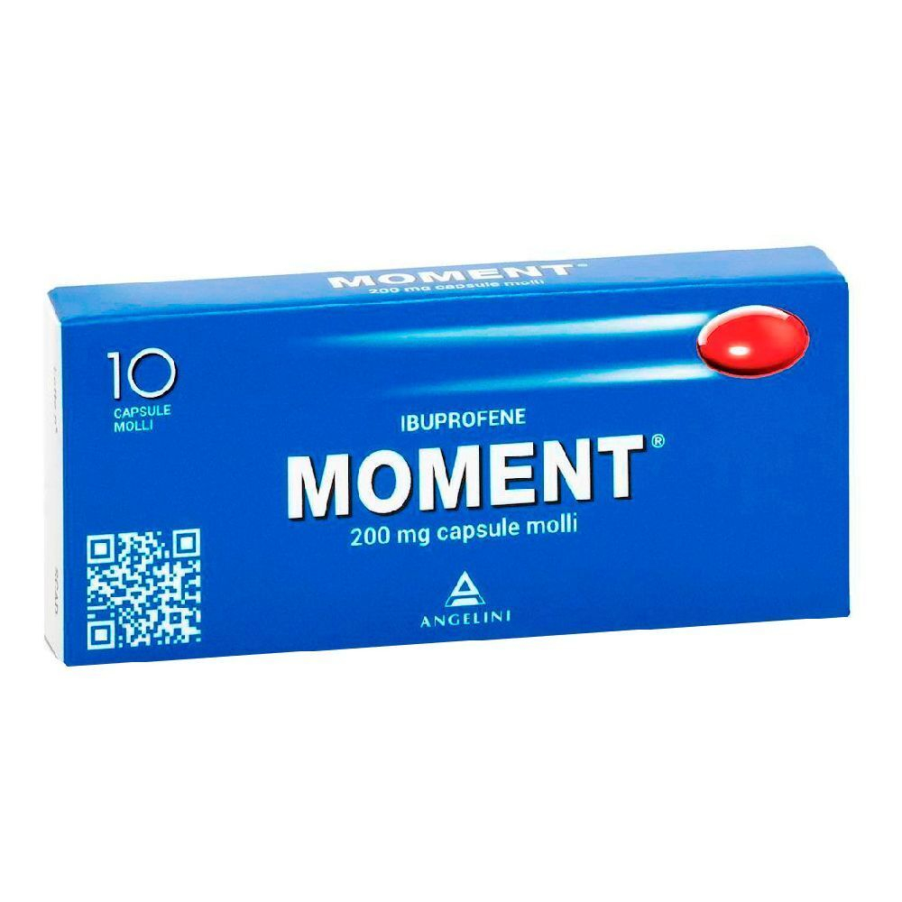 Moment 200 mg Ibuprofene 10 Capsule Molli