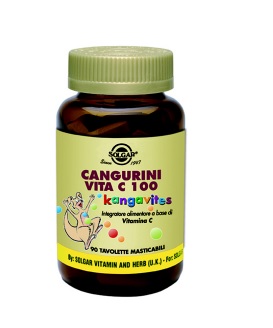 Solgar Cangurini Vita C100 Integratore Vitamine Bambini 90 Compresse Masticabili Solgar Cangurini Vita C100 Integratore Vitamine Bambini 90 Compresse Masticabili