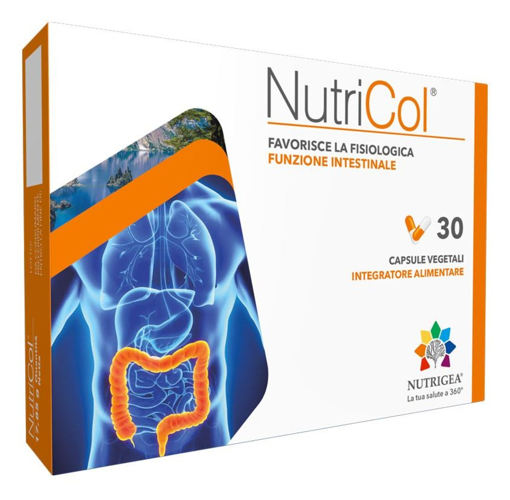 Nutricol - Integratore per la normale funzione intestinale - 30 capsule Nutricol - Integratore per la normale funzione intestinale - 30 capsule