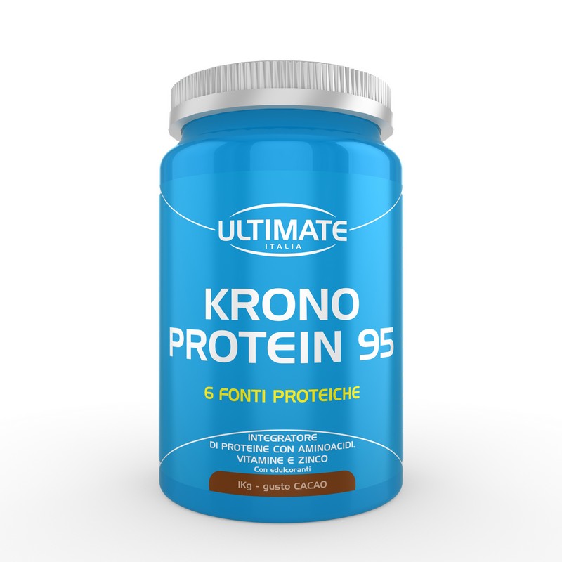 Ultimate Italia Krono Protein 95 Gusto Cacao - Integratore Di Proteine 1 Kg