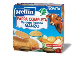 Mellin Pappa Completa Verdura Pastina Manzo 2 x 250 g Mellin Pappa Completa Verdura Pastina Manzo 2 x 250 g