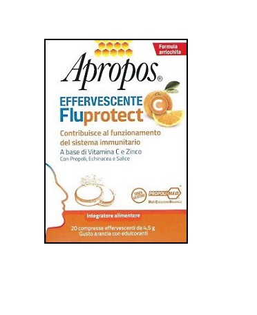 Apropos Effervescente C Fluprotect - 20 Compresse 
