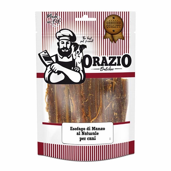 MAST ORAZIO BUTCHER CANE SNACK ESOFAGO MANZO NATURALE 150GR