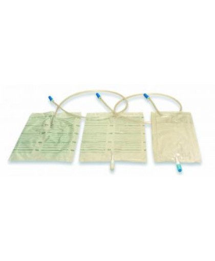 Sanrise Borella Sacca Raccogli Urina Da Letto Con Scarico Tubo 130 cm 2L 10 Pezzi