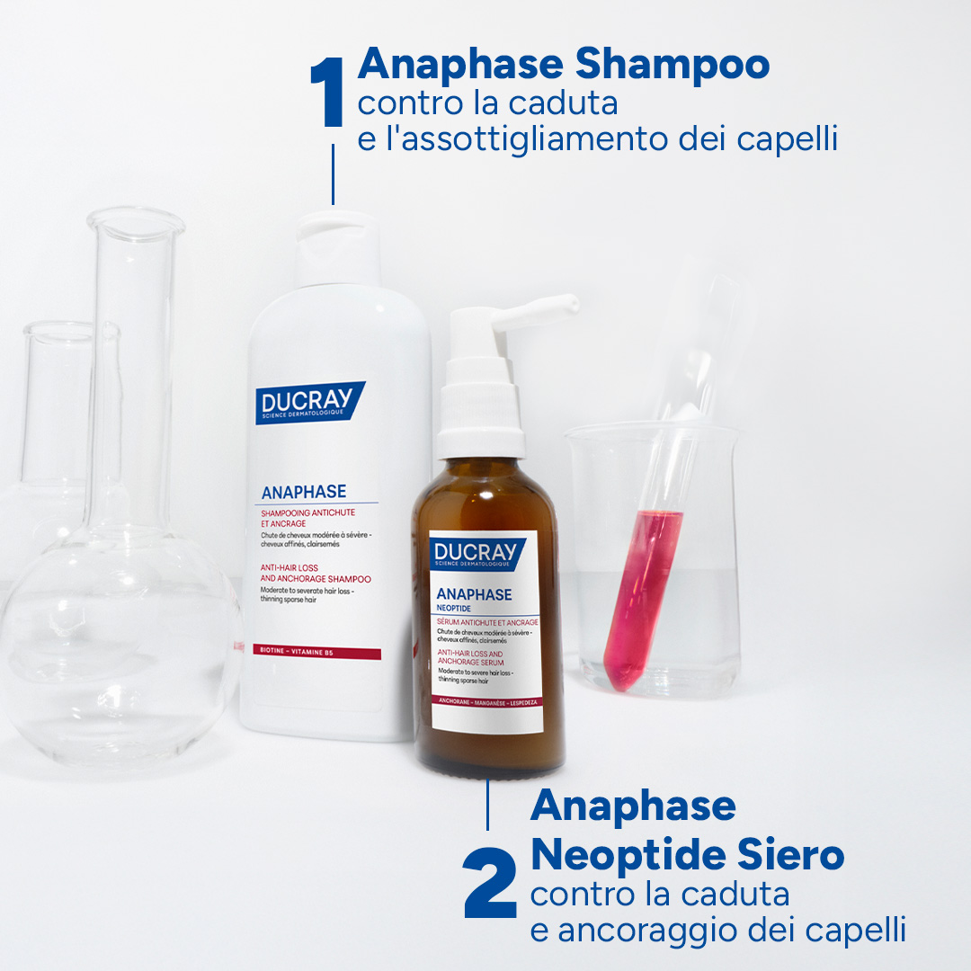 Ducray - Anaphase+ - Shampoo Contro La Caduta E L'Ancoraggio Dei Capelli 400 ml