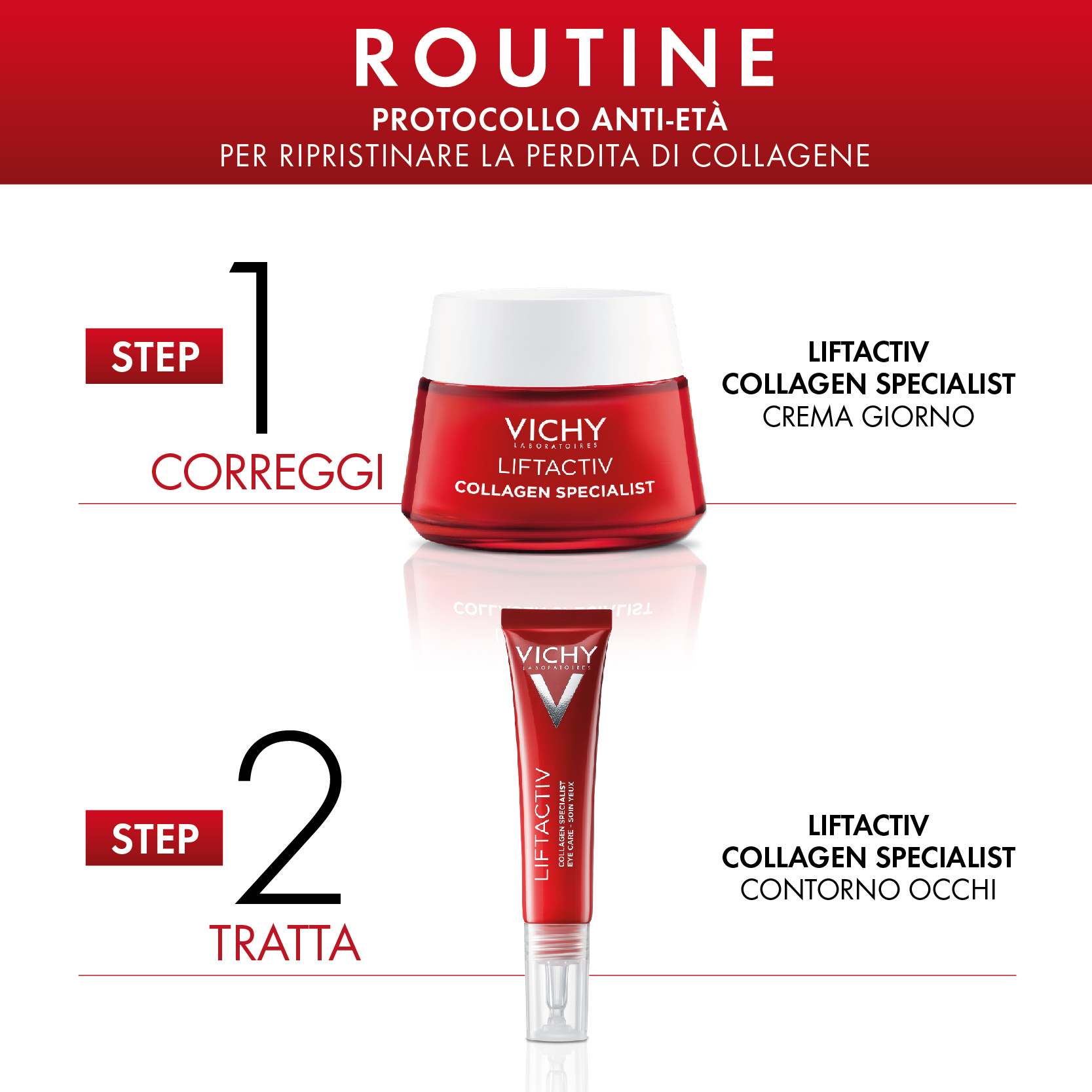 Vichy Pochette Regalo per un effetto Anti-Età Global con Crema Giorno Liftactiv Collagen Specialist 50 ml + Contorno Occhi 15 ml Vichy Pochette Regalo per un effetto Anti-Età Global con Crema Giorno Liftactiv Collagen Specialist 50 ml + Contorno Occhi 15 ml