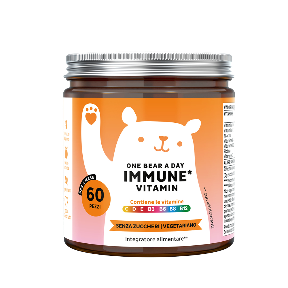 Bears With Benefits - One Bear A Day Immune Vitamin 60 Orsetti - Integratore Per Il Sistema Immunitario