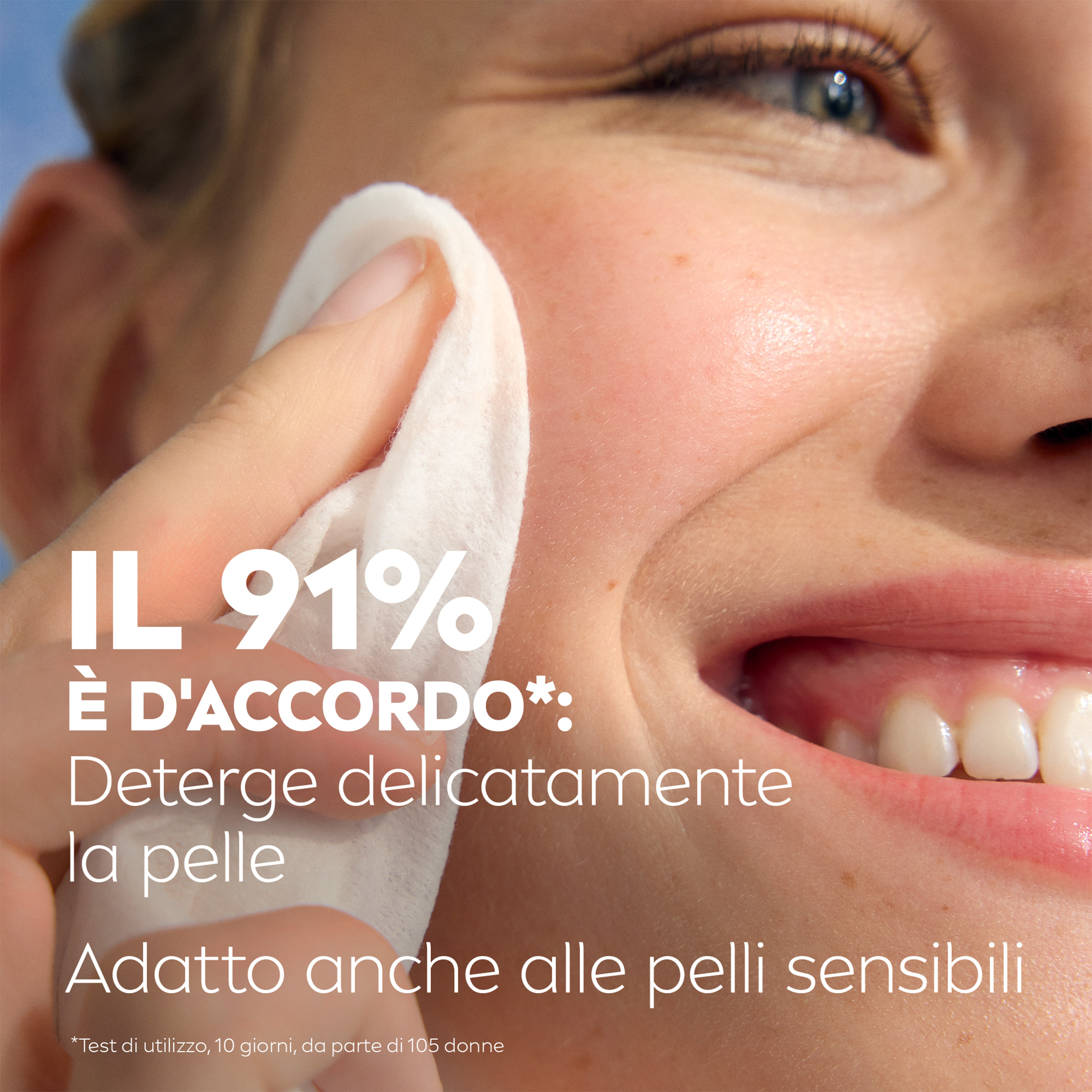 Nivea Salviettine Struccanti 3in1 Micellar 25 Pezzi, Salviettine delicate per occhi, viso e labbra