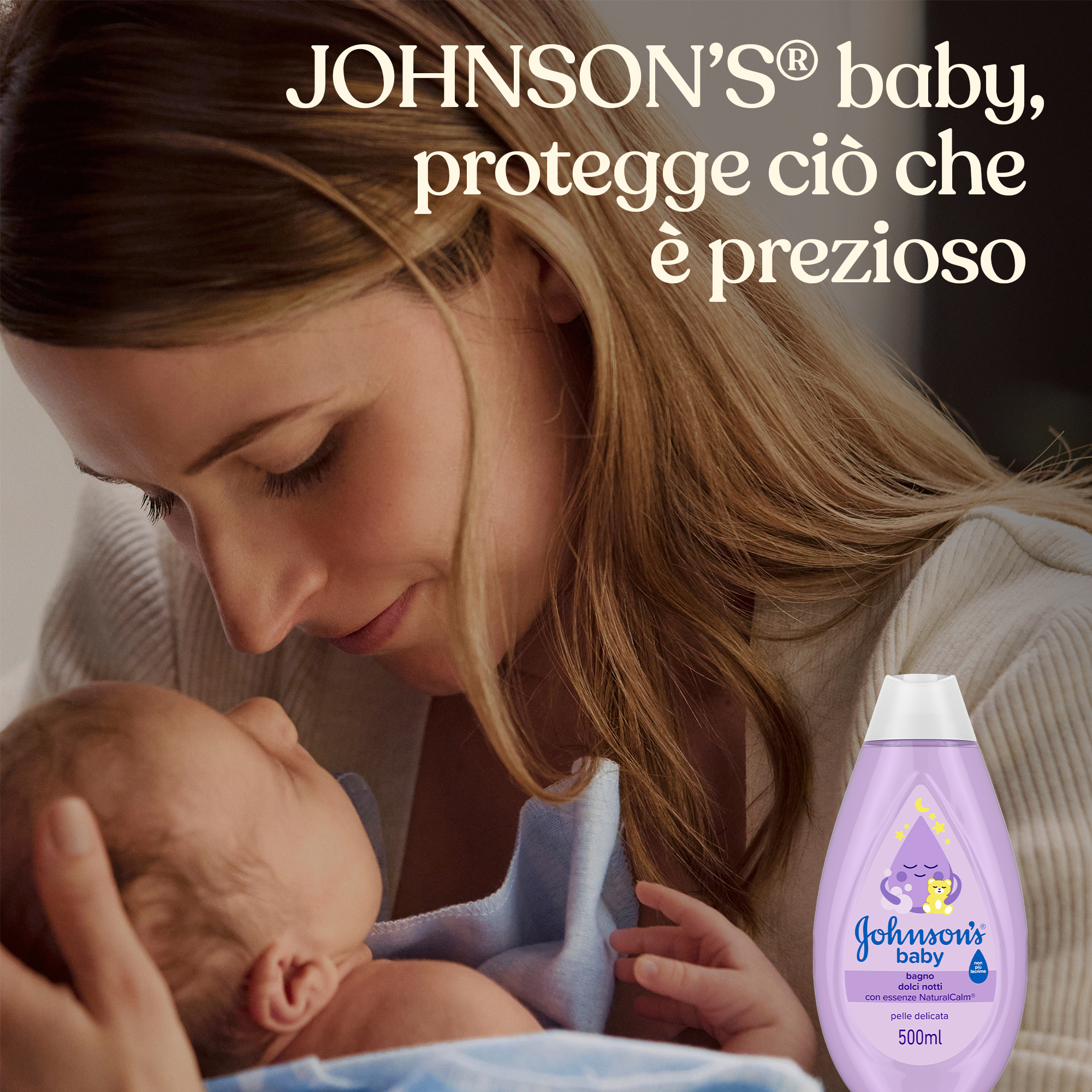 Johnson's Baby Bagno Dolci Notti Detergente Delicato 500 ml