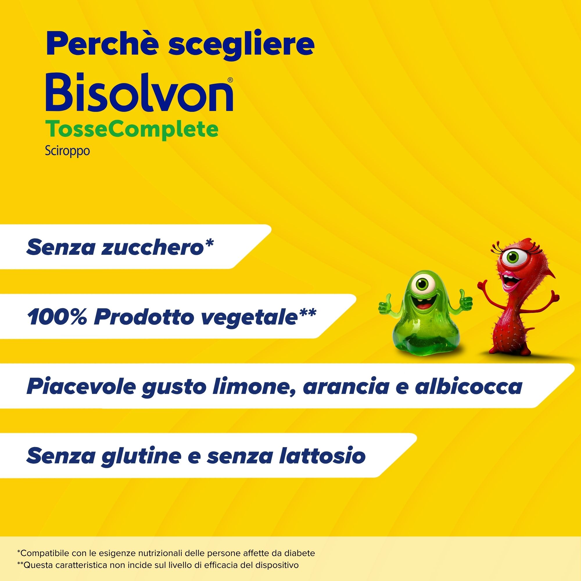 Bisolvon Tosse Complete - Sciroppo Per Tosse Grassa, Secca E Mal Di Gola 100 ml