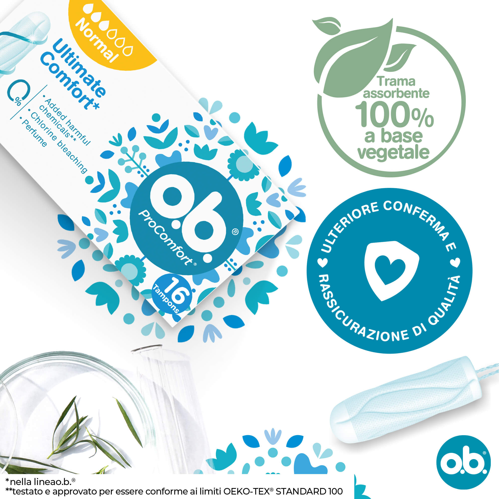 O.B. ProComfort Normal 16 Assorbenti Interni