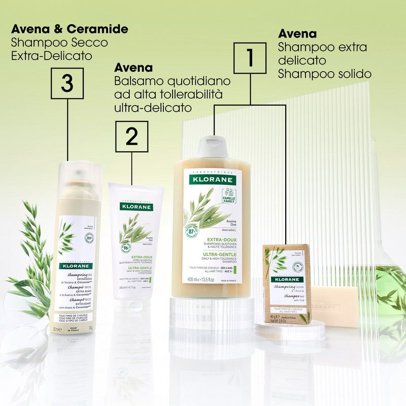 Klorane Latte Di Avena Shampoo Extra Delicato 400 ml Klorane Latte Di Avena Shampoo Extra Delicato 400 ml