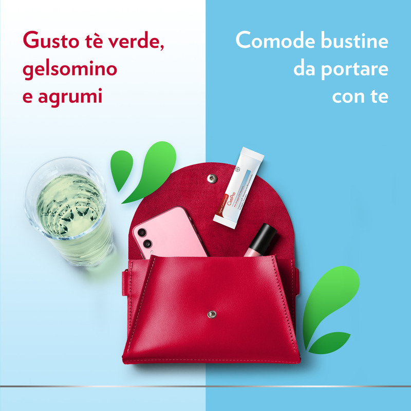 Gyno-CanesCystil Integratore Alto Dosaggio D-Mannosio per il Benessere Delle Vie Urinarie e Mantenimento della Flora Intestinale, gusto tè verde, gelsomino e agrumi, 14 bst