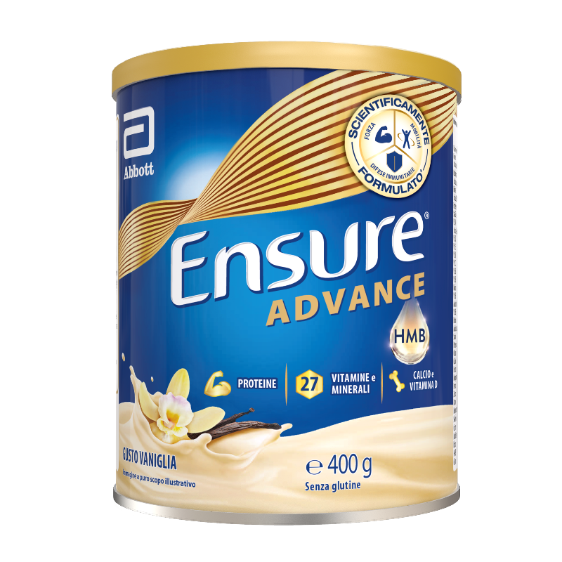 Ensure Advance – Formula Nutrivigor Integratore Alimentare Proteico Vaniglia 400g