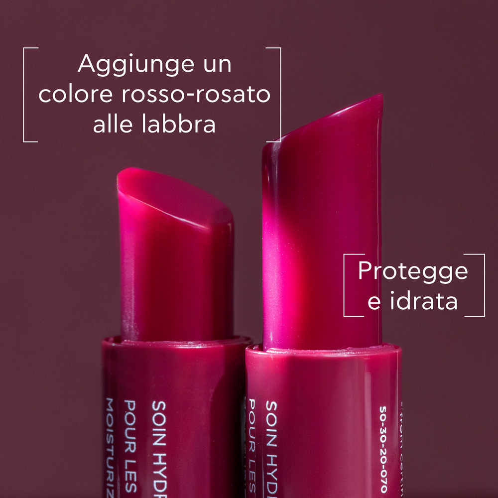 Apivita - Balsamo Labbra Al Ribes Nero Colore Bordeaux 4,4 g