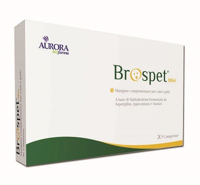 Brospet Mini Integratore Drenante Cane 20 Compresse