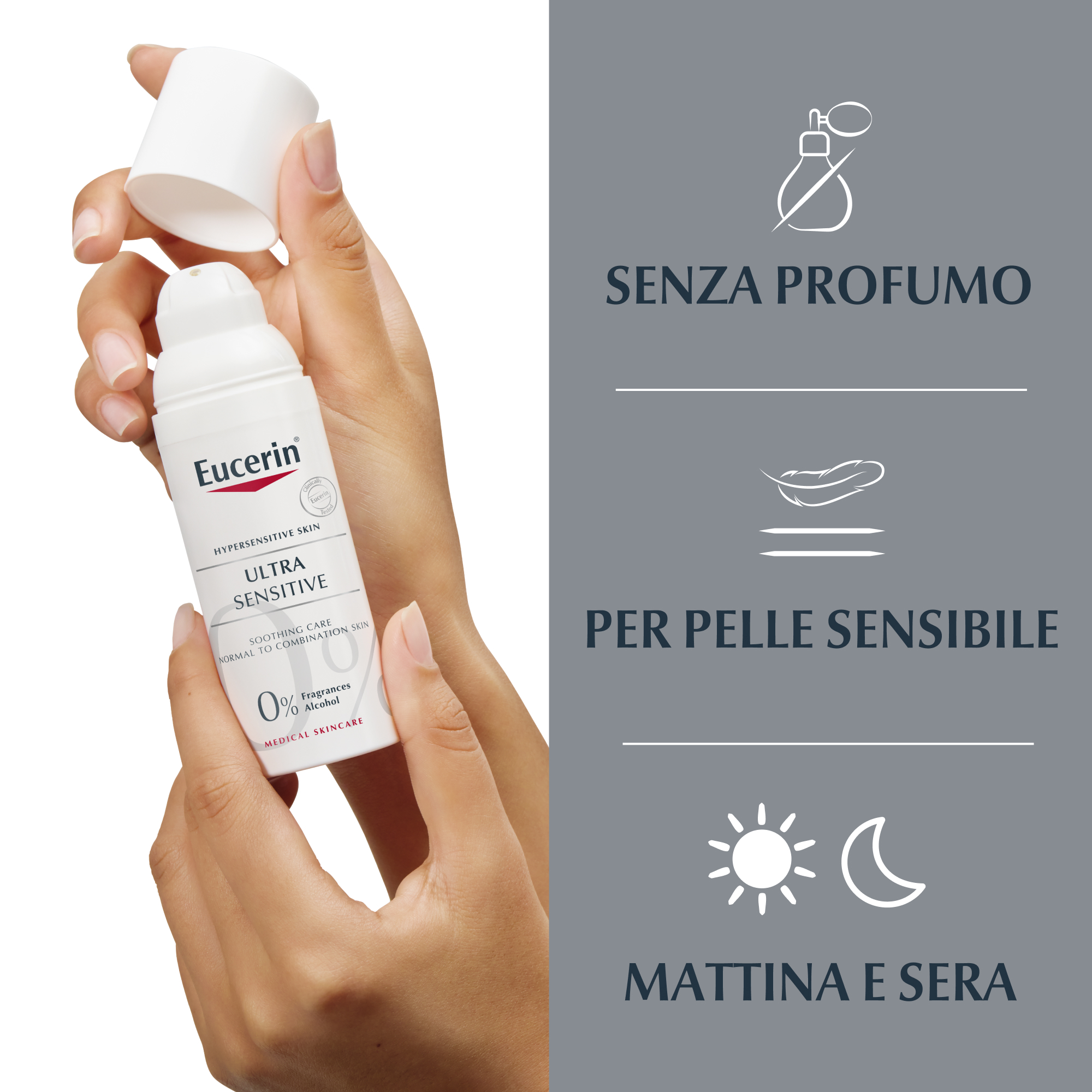 Eucerin UltraSensitive Trattamento Lenitivo Pelle Normale Mista 50 ml Eucerin UltraSensitive Trattamento Lenitivo Pelle Normale Mista 50 ml