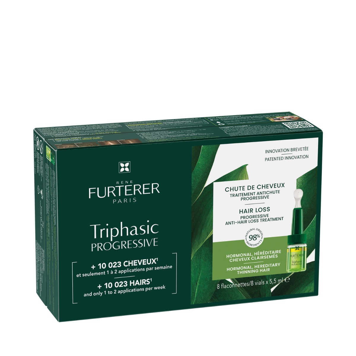 Rene Fuerterer Triphasic Progressive Trattamento Contro La Caduta Dei Capelli 8 Flaconcini