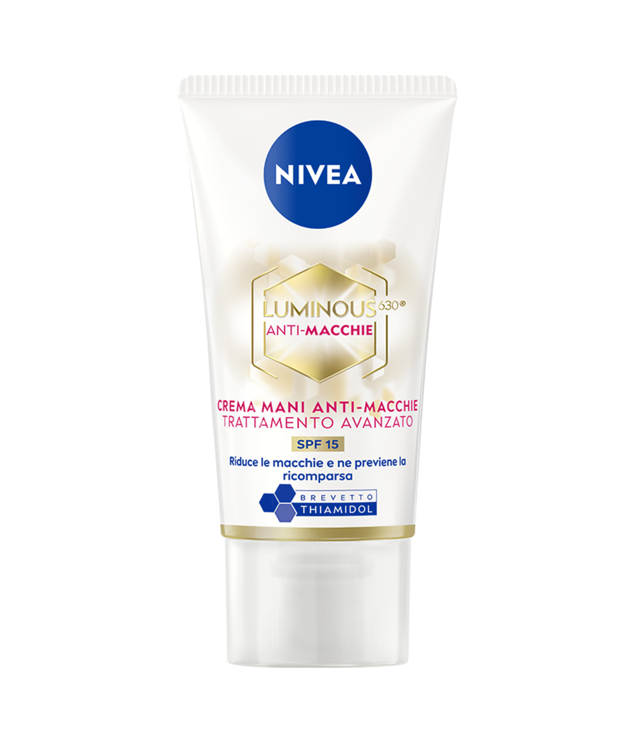 Nivea Luminous630 Crema Mani Anti-Macchie Trattamento Avanzato SPF 15 50 ml, Crema mani antietà