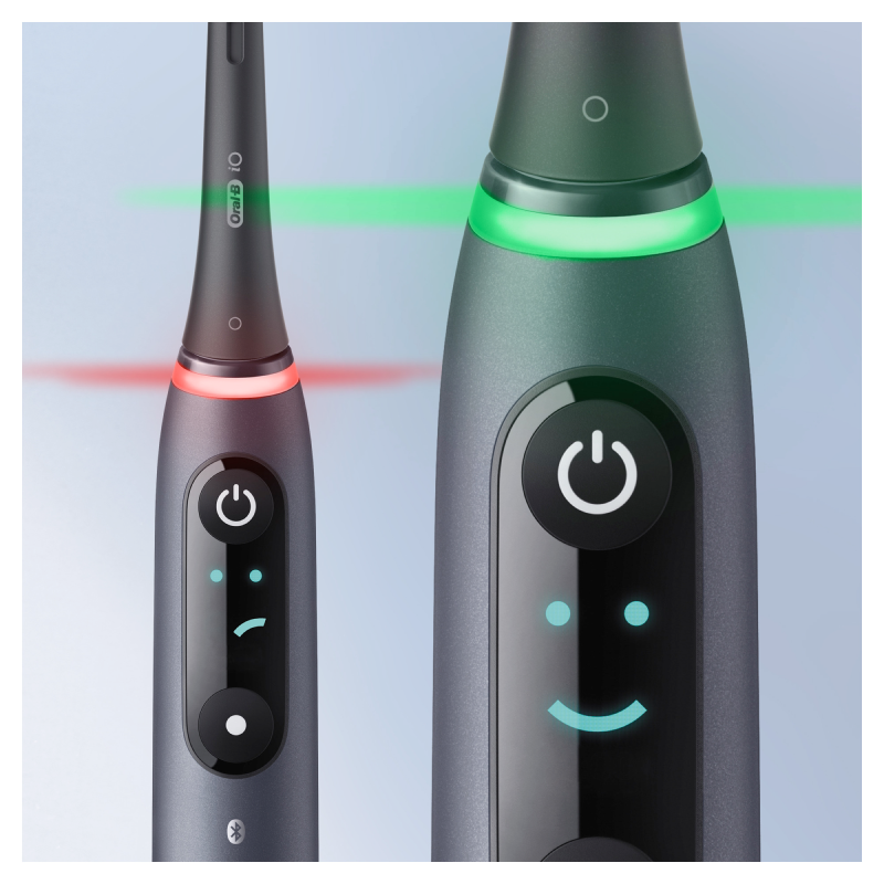 Oral-B Spazzolino Elettrico Ricaricabile iO 8S Nero, 2 Testine, 1 Custodia Da Viaggio, 1 Spazzolino