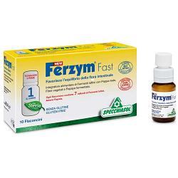 Specchiasol New Ferzym Fast Integratore Fermenti Lattici 10 Flaconcini