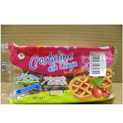 Happy Farm Crostatine Alla Ciliegia Senza Glutine 180 g Happy Farm Crostatine Alla Ciliegia Senza Glutine 180 g