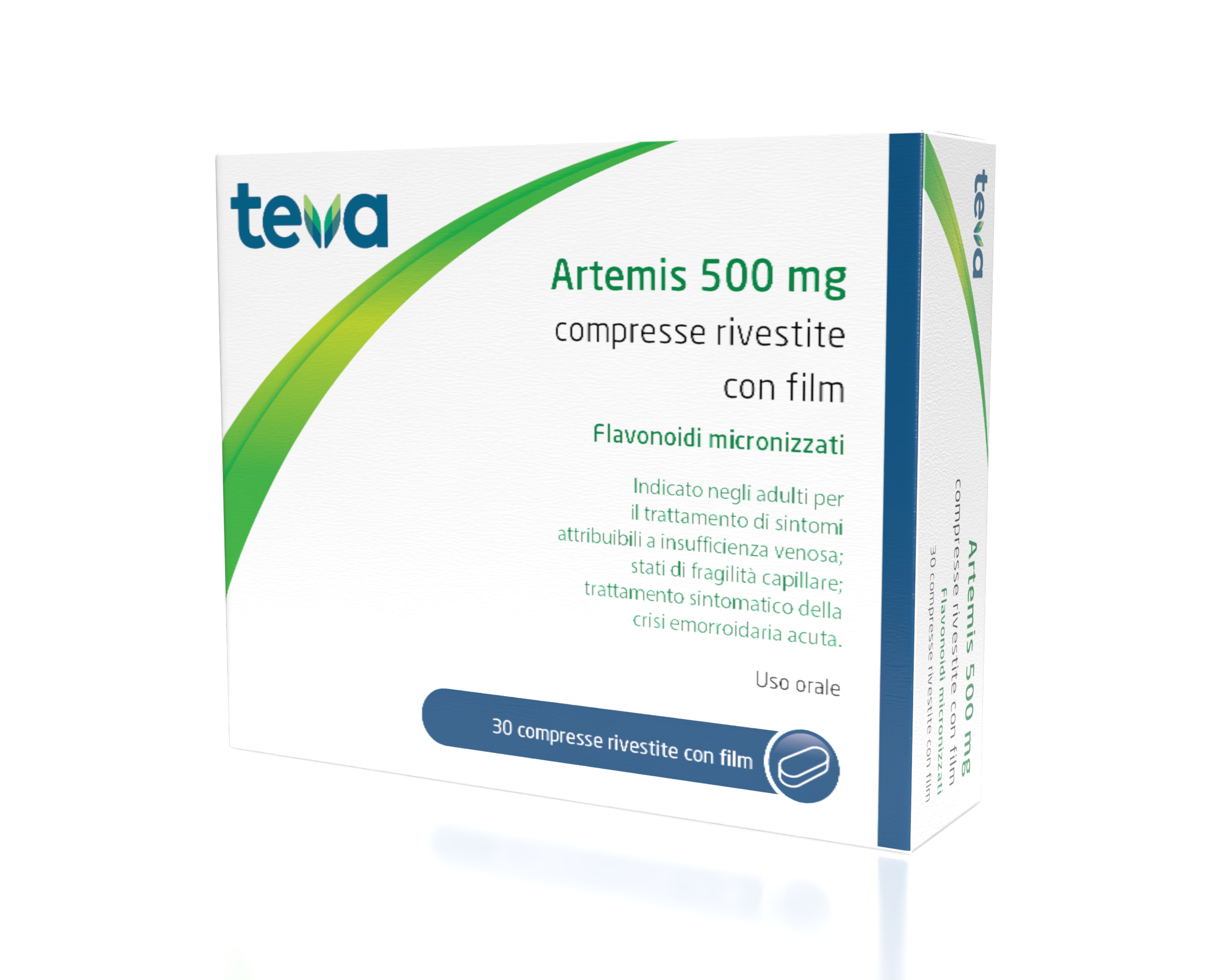 ARTEMIS*30CPR RIV 500MG